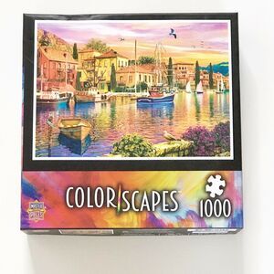 Color Scapes Jigsaw Puzzle NEW 1000 Landscape Boats City
